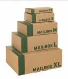 MAILBOX Post-Versandkarton, braun A4+ fr Gro und Maxibriefe 348 x 245 x 45 mm 20 Stck