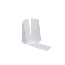 Papiertragetaschen ohne Henkel mit Boden 100x70x260 mm  glatt   70 g/m  1000   Stck  wei