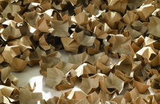 120 l Füllstoff Polsterchips PAPERFILL aus 100% Recyclingpapier naturbraun  120 l im Karton