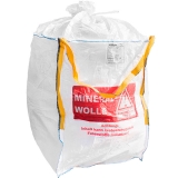 Big Bag Mineralwolle/KMF 90x90x120cm, 2 Bügelschlaufen 1 Stück